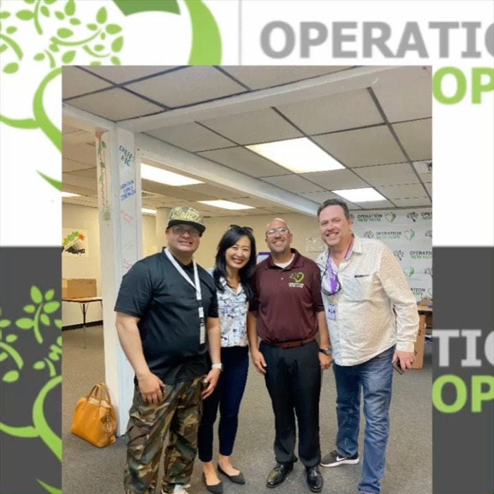 CEO Russell Degnan and San Bernardino City Mayor Helen Tran at ONH event