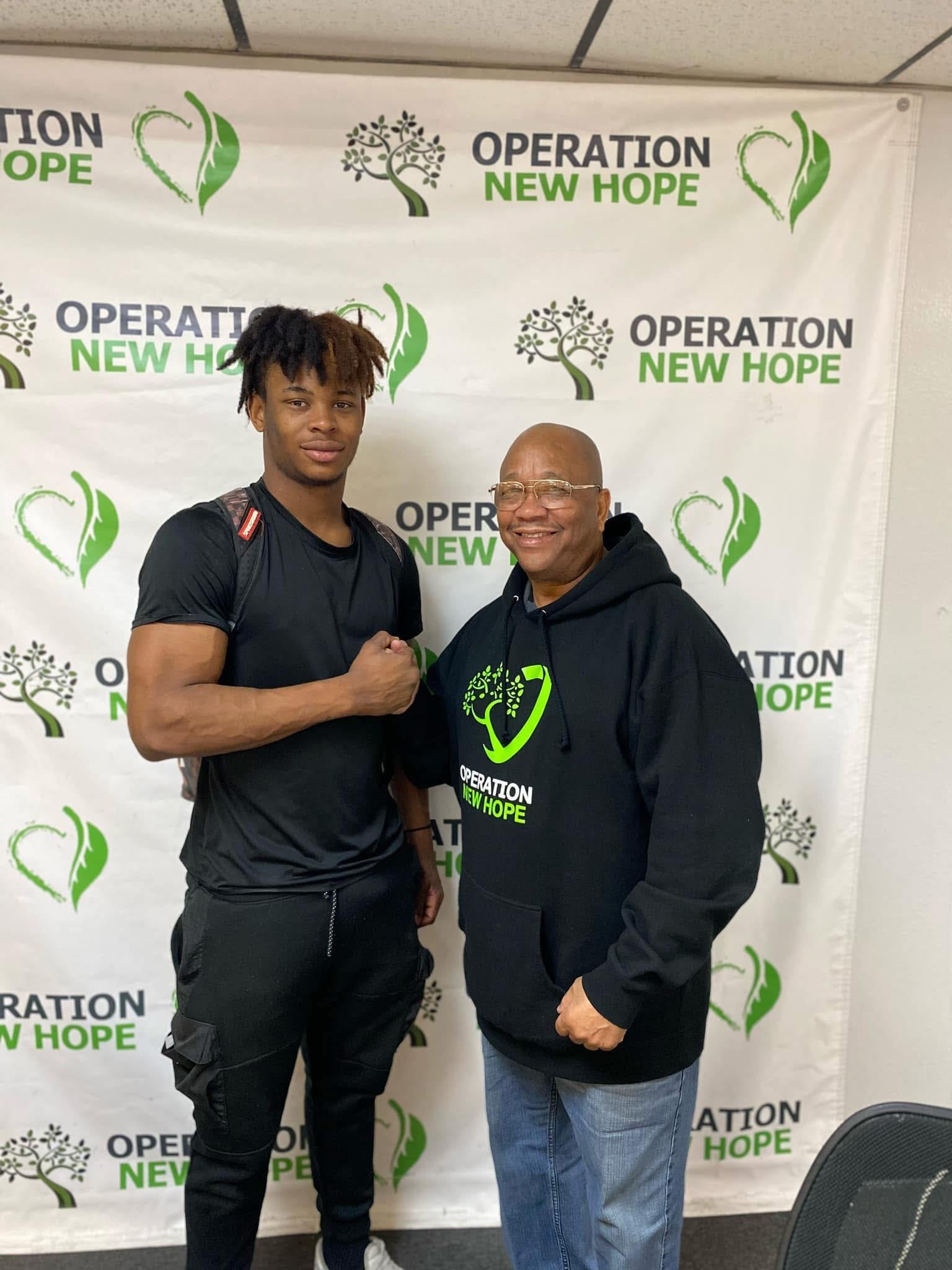 Coach George and student