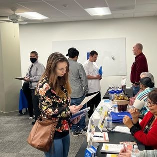 Operation New Hope indoor job fair community event