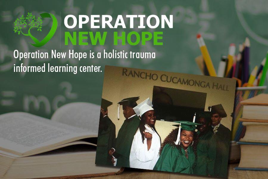 Operation New Hope trauma informed learning center graduates