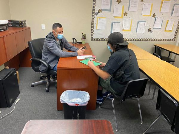 Adult Reentry student intern at San Bernardino Valley College CADAC program