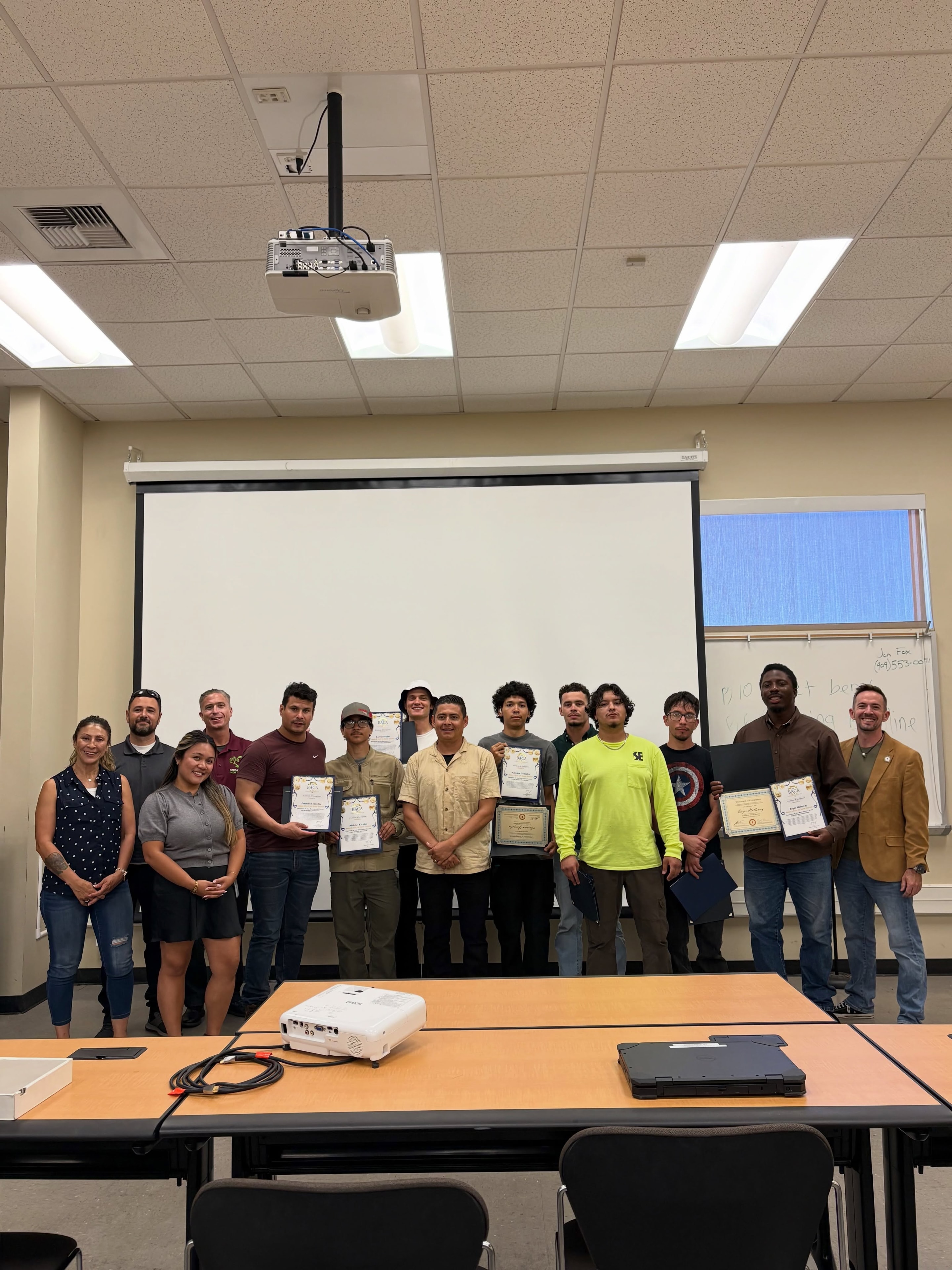 Utility Line Arborist graduation group at San Bernardino Community College District with Operation New Hope 2026
