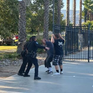 VIP San Bernardino Police Department park day — youth and officers